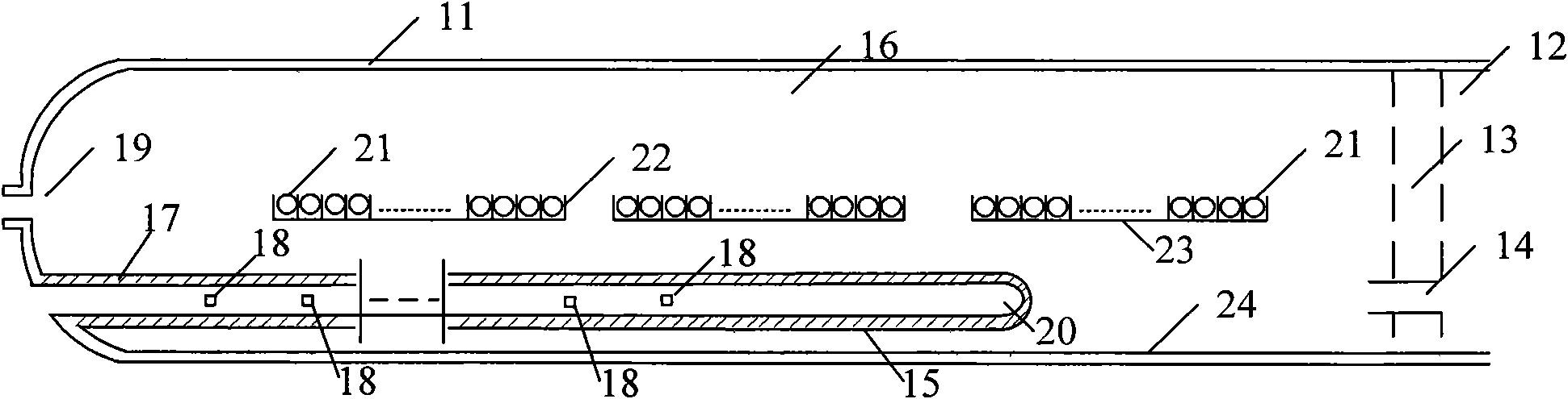 Horizontal furnace tube and method for producing in-situ doped polysilicon