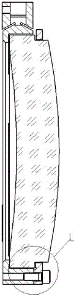 Flexible supporting mechanism for reflector of spatial optical remote sensor