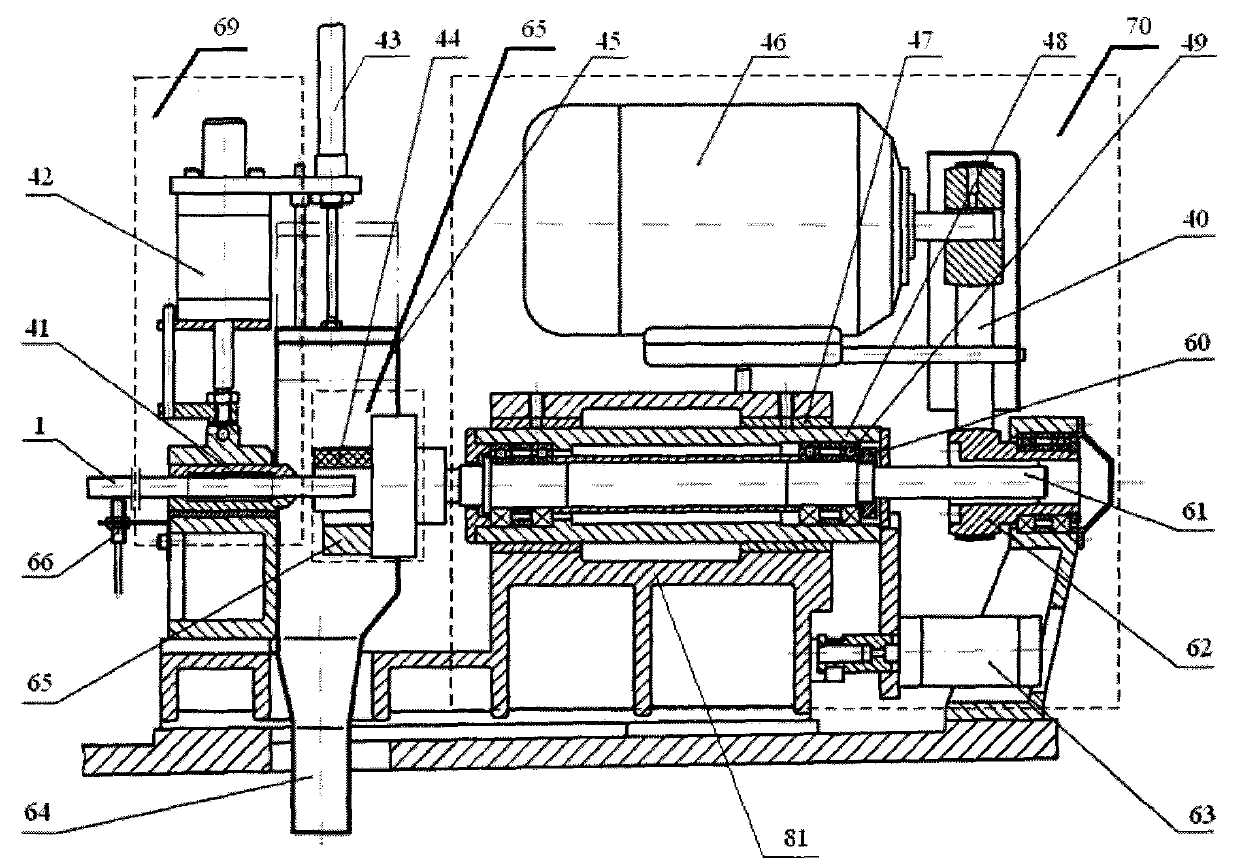 Device for clearing and cutting fixed length of clad tube