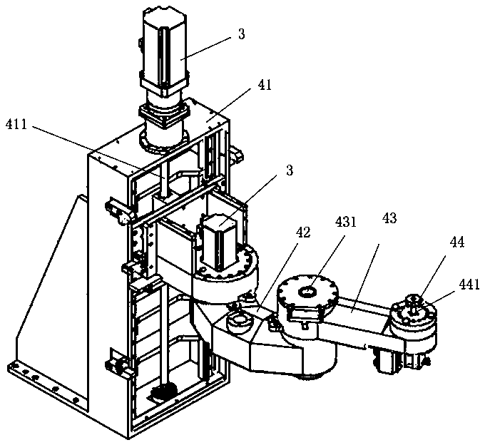 Robot motion control method based on electronic cam and control system