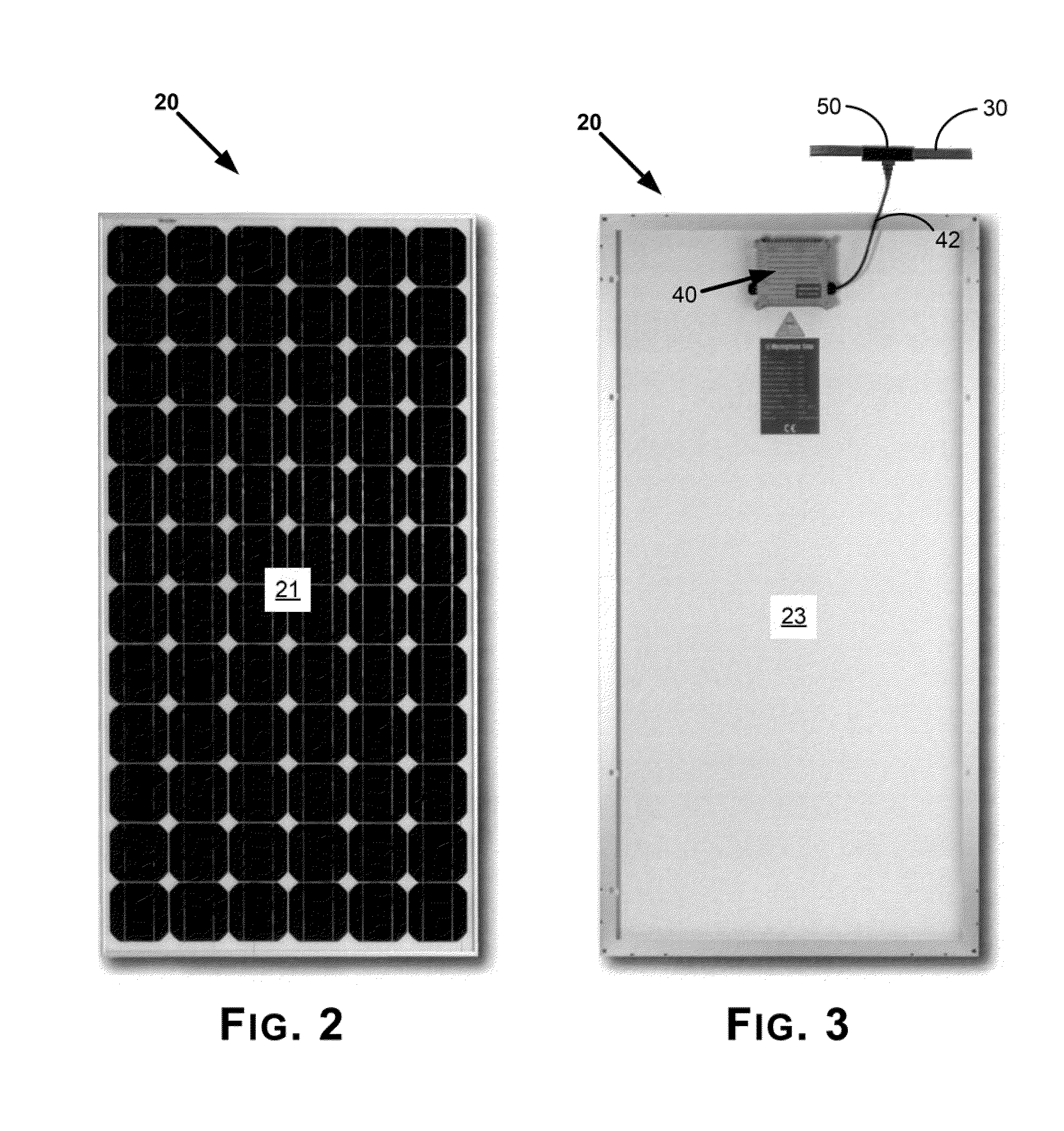 Solar panel with inverter