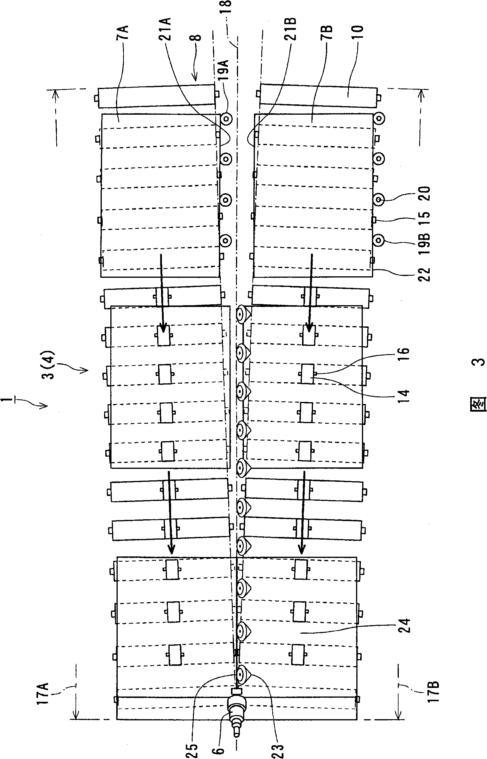 Conveyor for sheet-shaped thin plate and method of conveying same