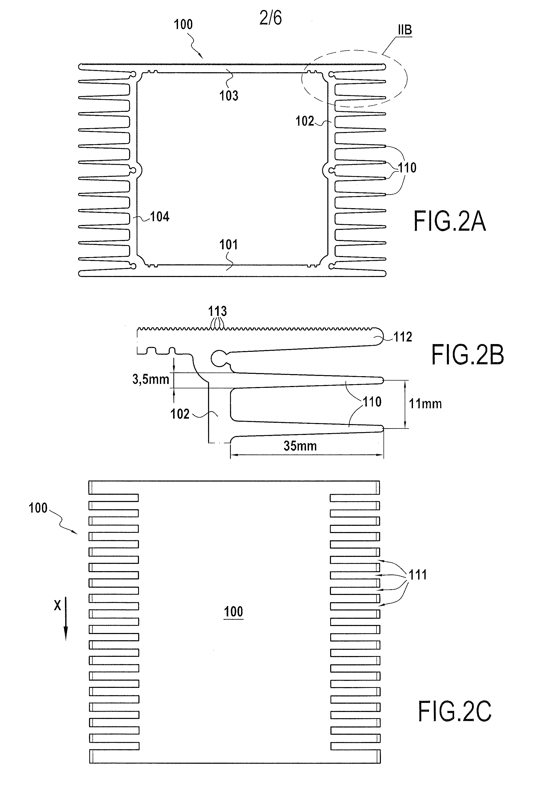 Multi-position housing made of metal extruded section member for manufacturing a waterproof power electronic device