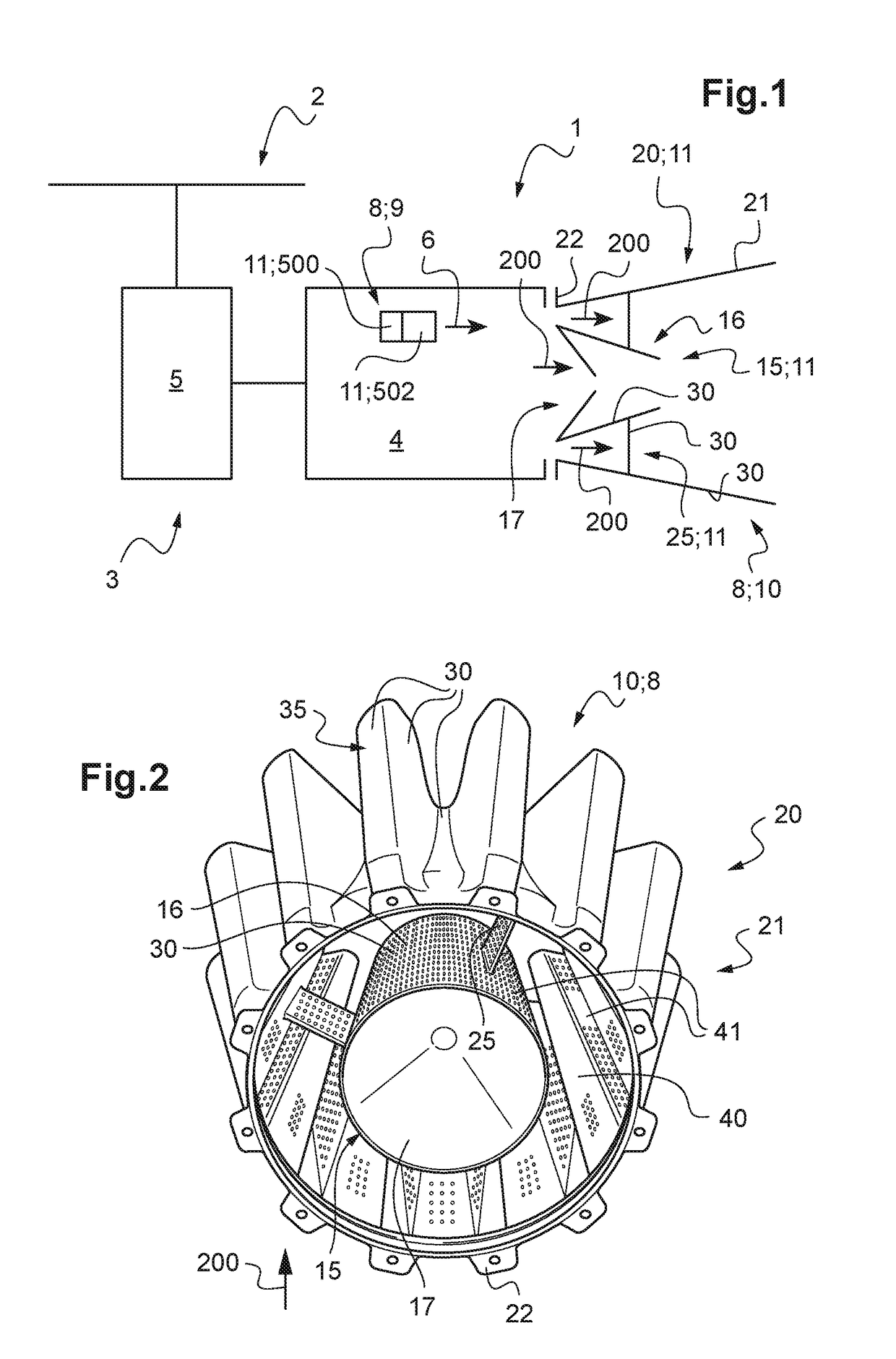 Gas ejection duct with acoustic treatment, an aircraft, and a method of fabricating such a duct