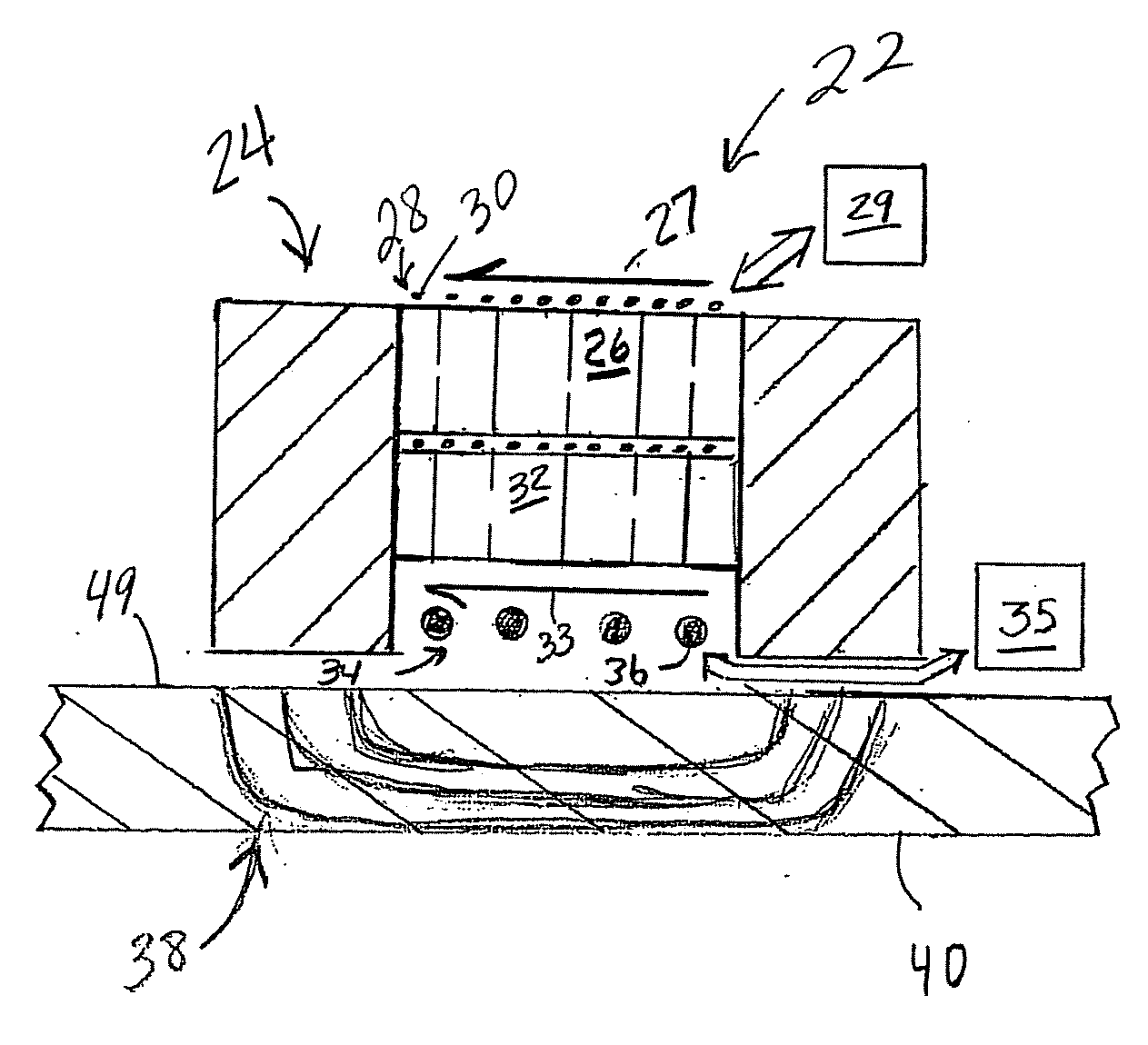 Electromagnetic acoustic transducer with cross-talk elimination