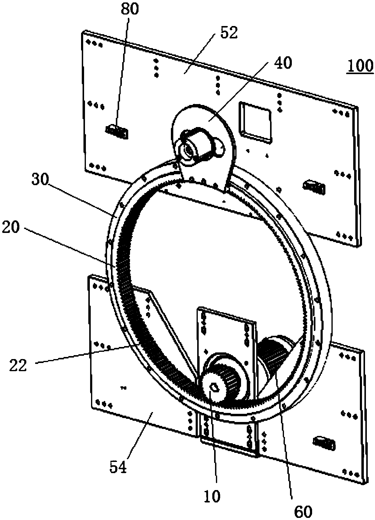 Adhesive tape winding device