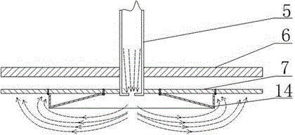 Crucible furnace for preparing low-carbon low-oxygen silicon ingot