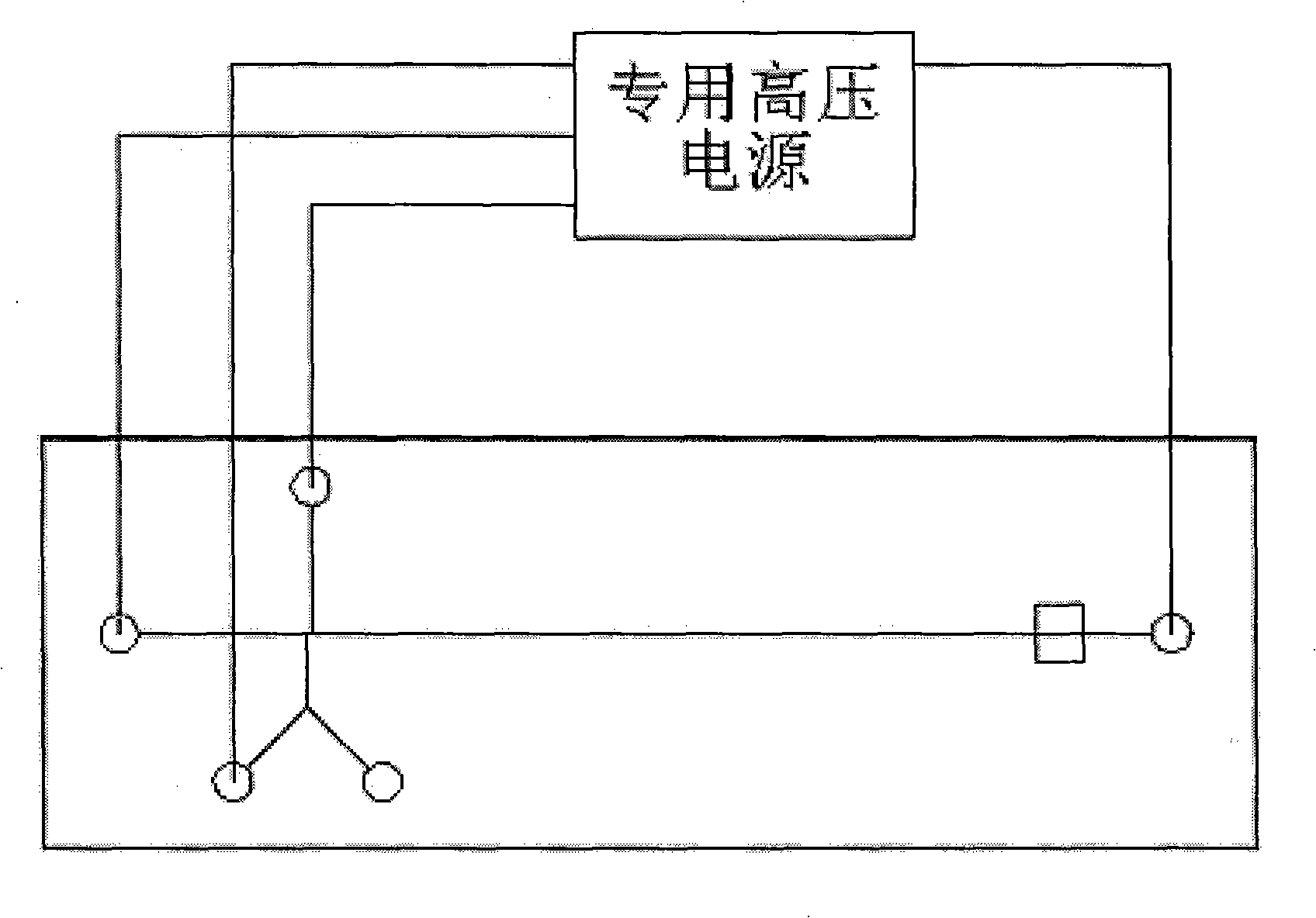 Special micro-flow control chip and single sampling continuous separation electrophoresis method