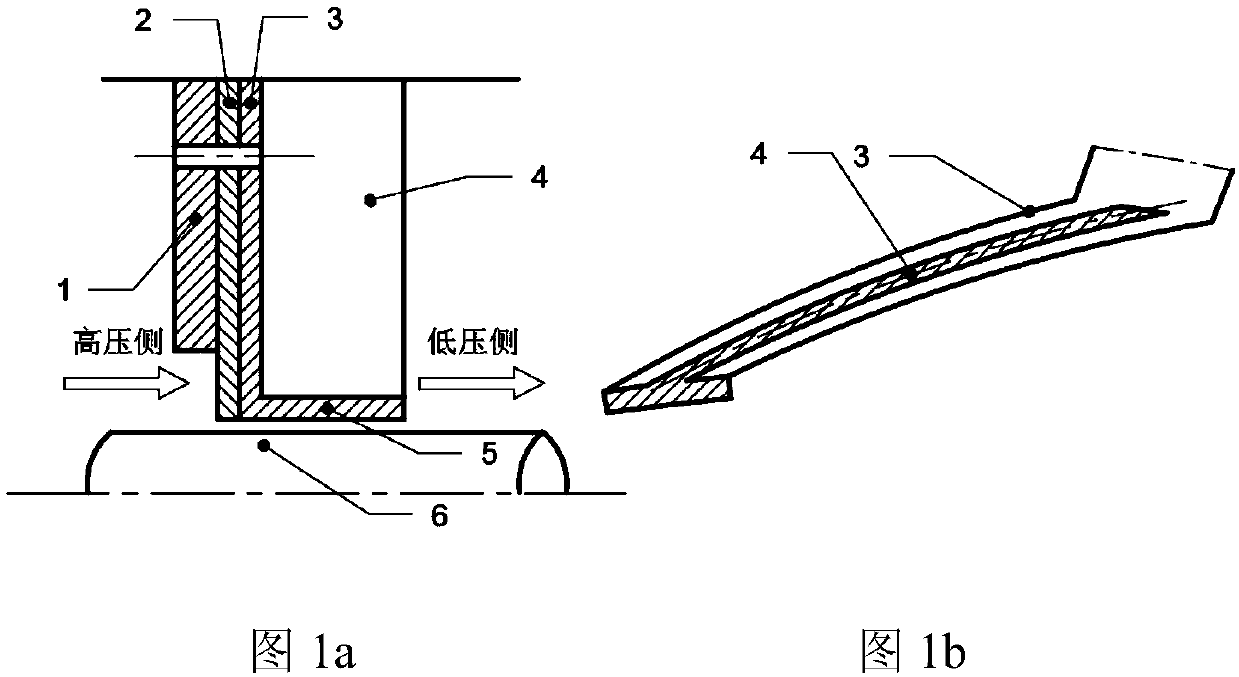 A ribbed non-contact fingertip seal