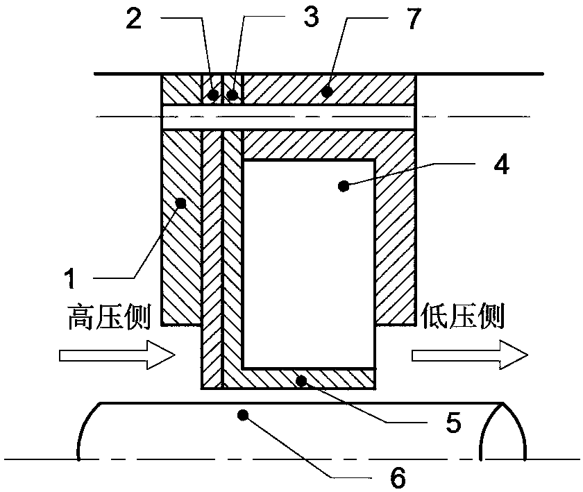 A ribbed non-contact fingertip seal