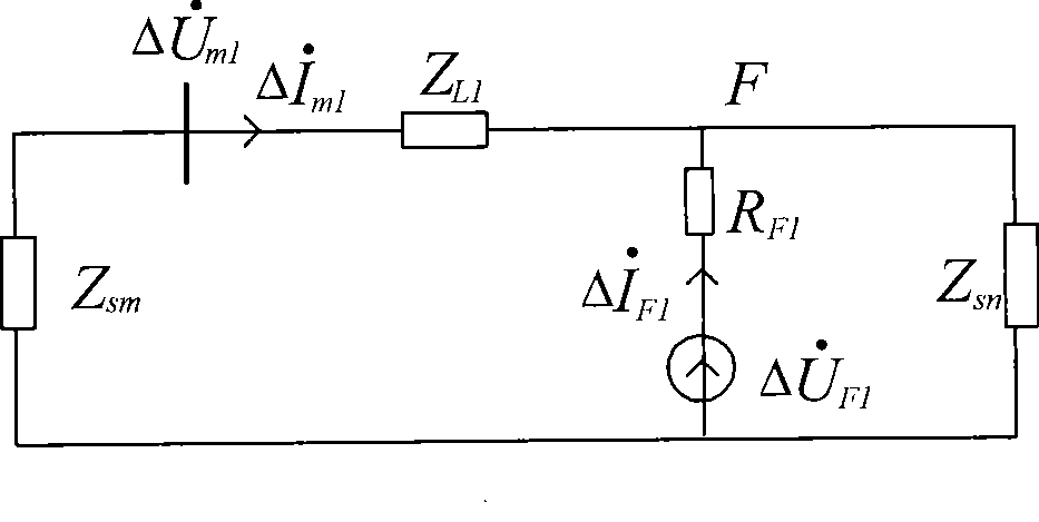 Failure direction determination process for electric system AC electricity transmission line