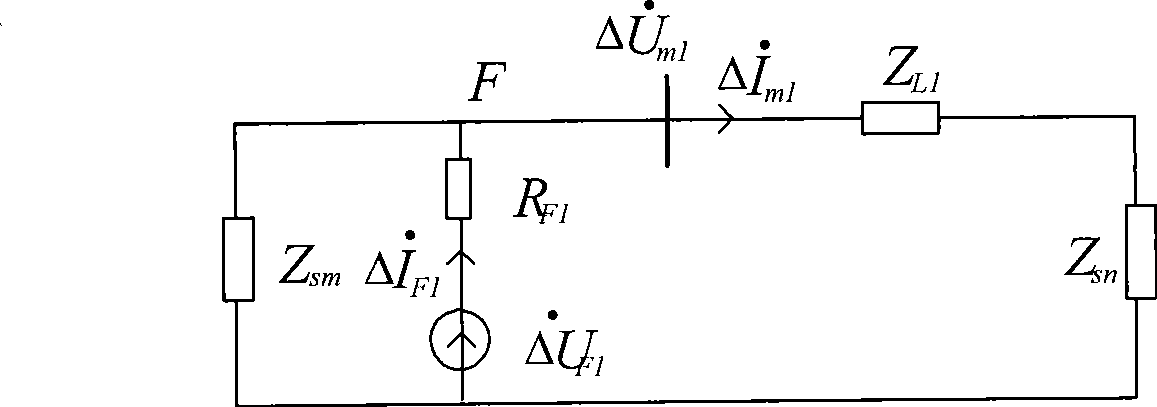 Failure direction determination process for electric system AC electricity transmission line