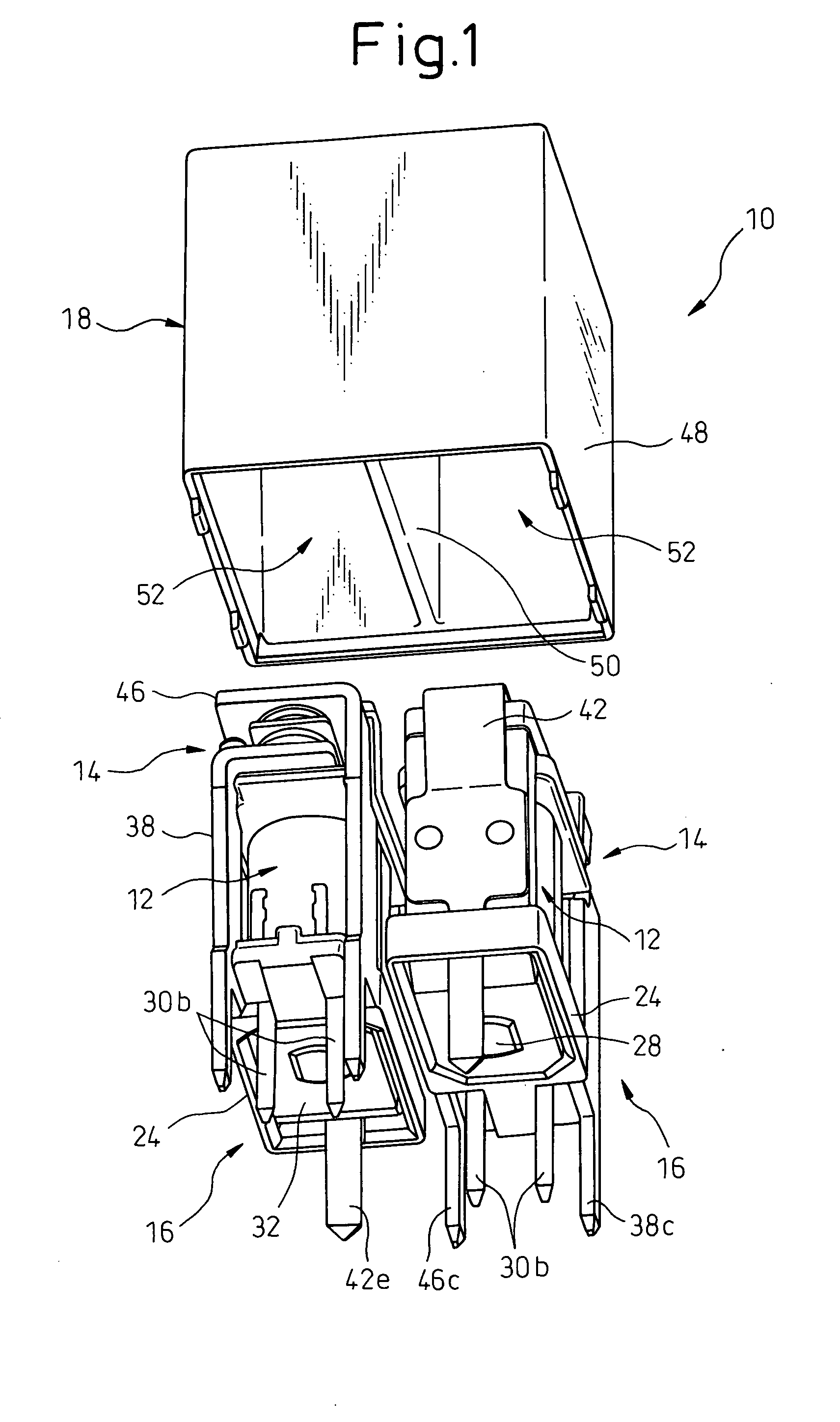 Complex electromagnetic relay