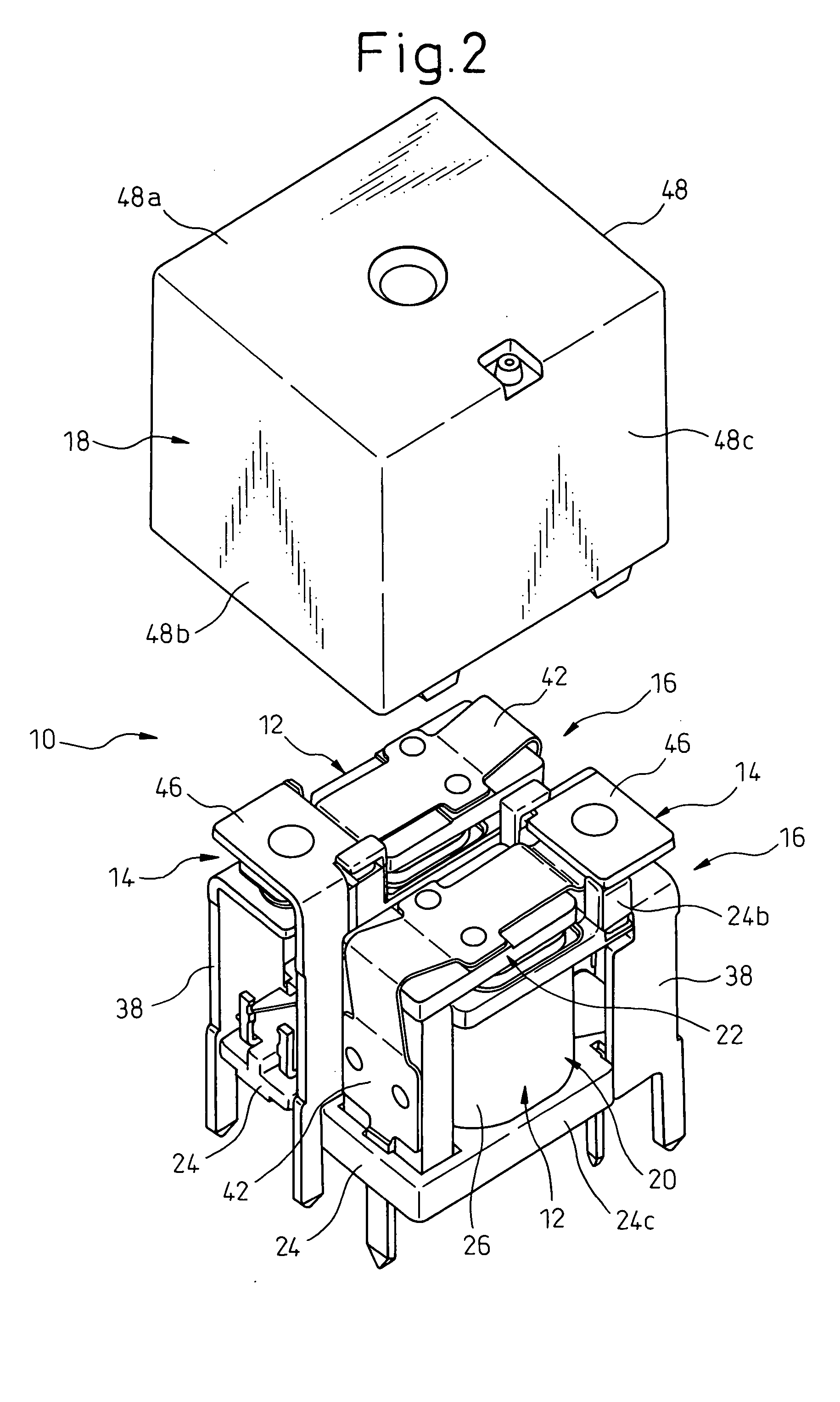 Complex electromagnetic relay