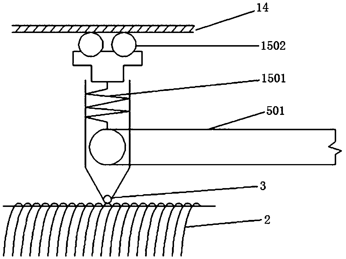 Mountain crack monitoring and early warning system and early warning method