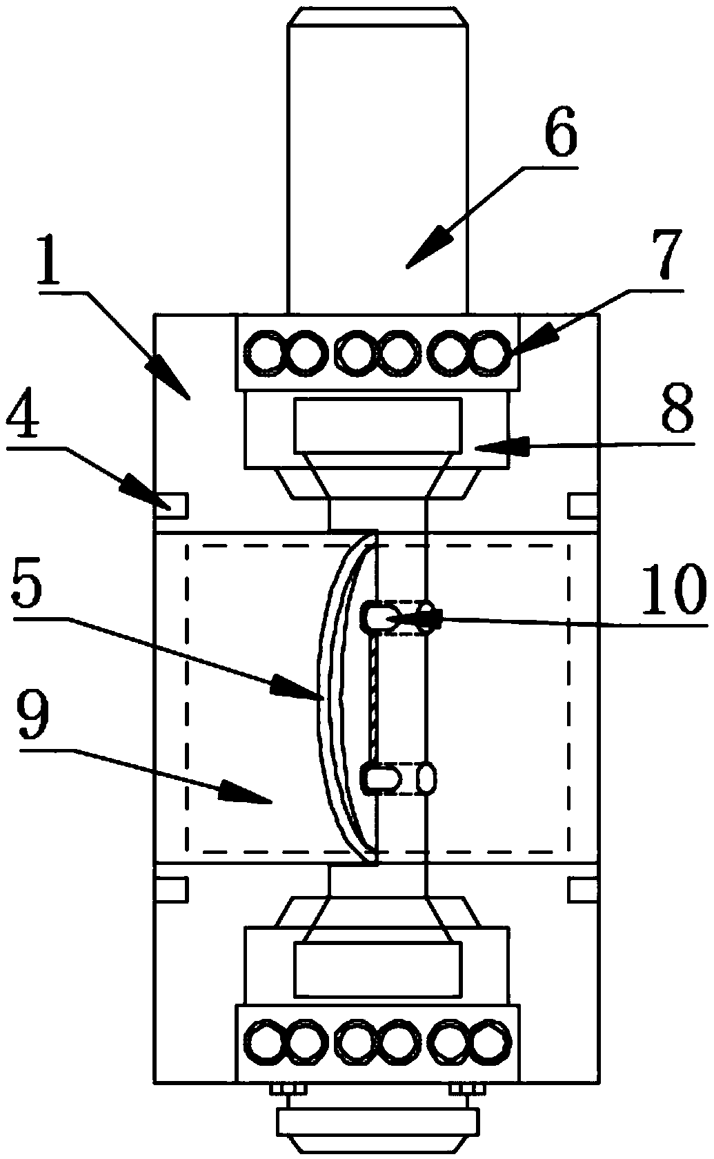 Butterfly valve type air inlet and exhaust valve