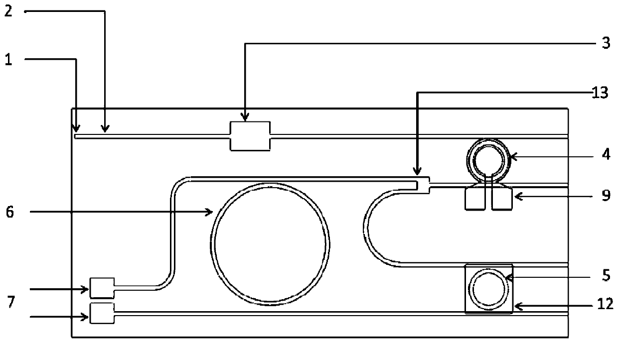 An integrated biosensor and its preparation method