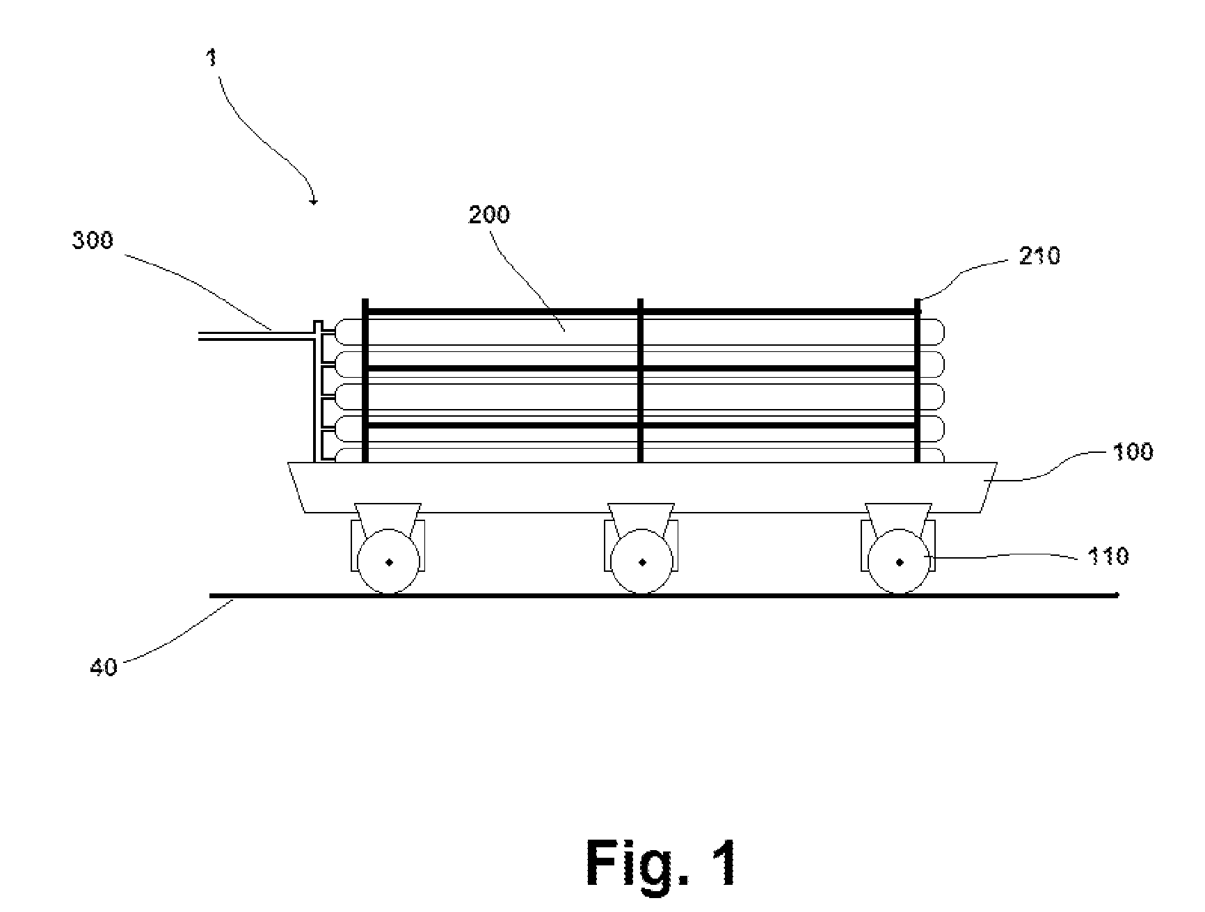 Rail system fuel tender