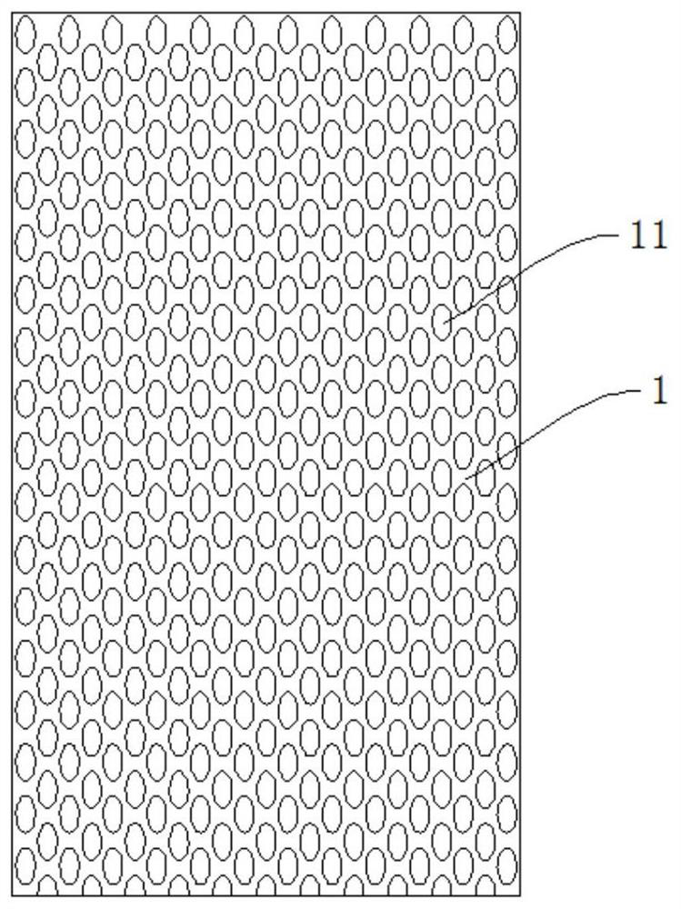 Foam base material for anti-millimeter wave radar camouflage net and processing technology of foam base material