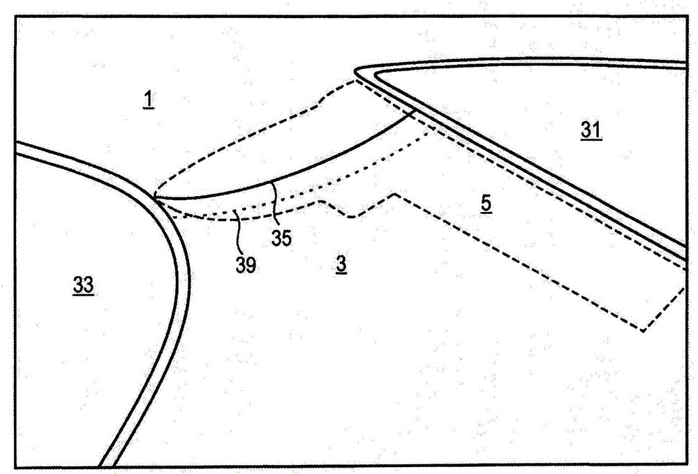 Automotive interior intermediate fixing parts