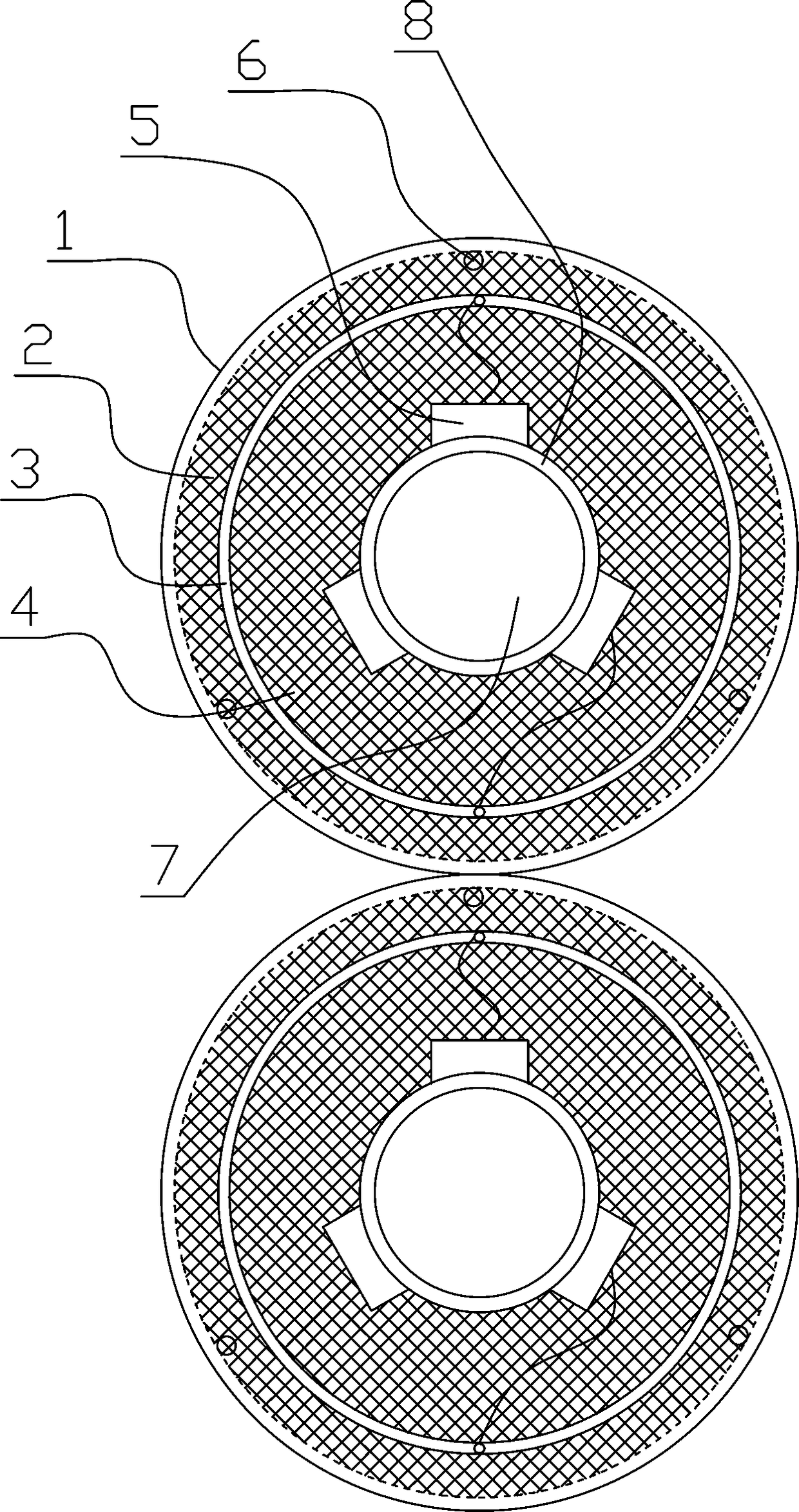 corrugated roll