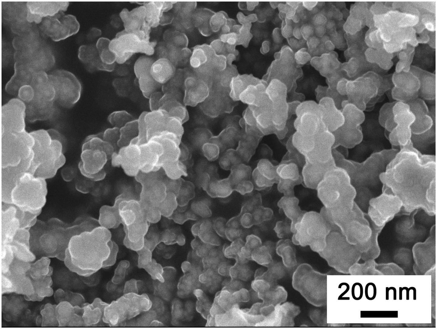 Preparation method of carbon coated magnetic nano-spherical iron sulfide