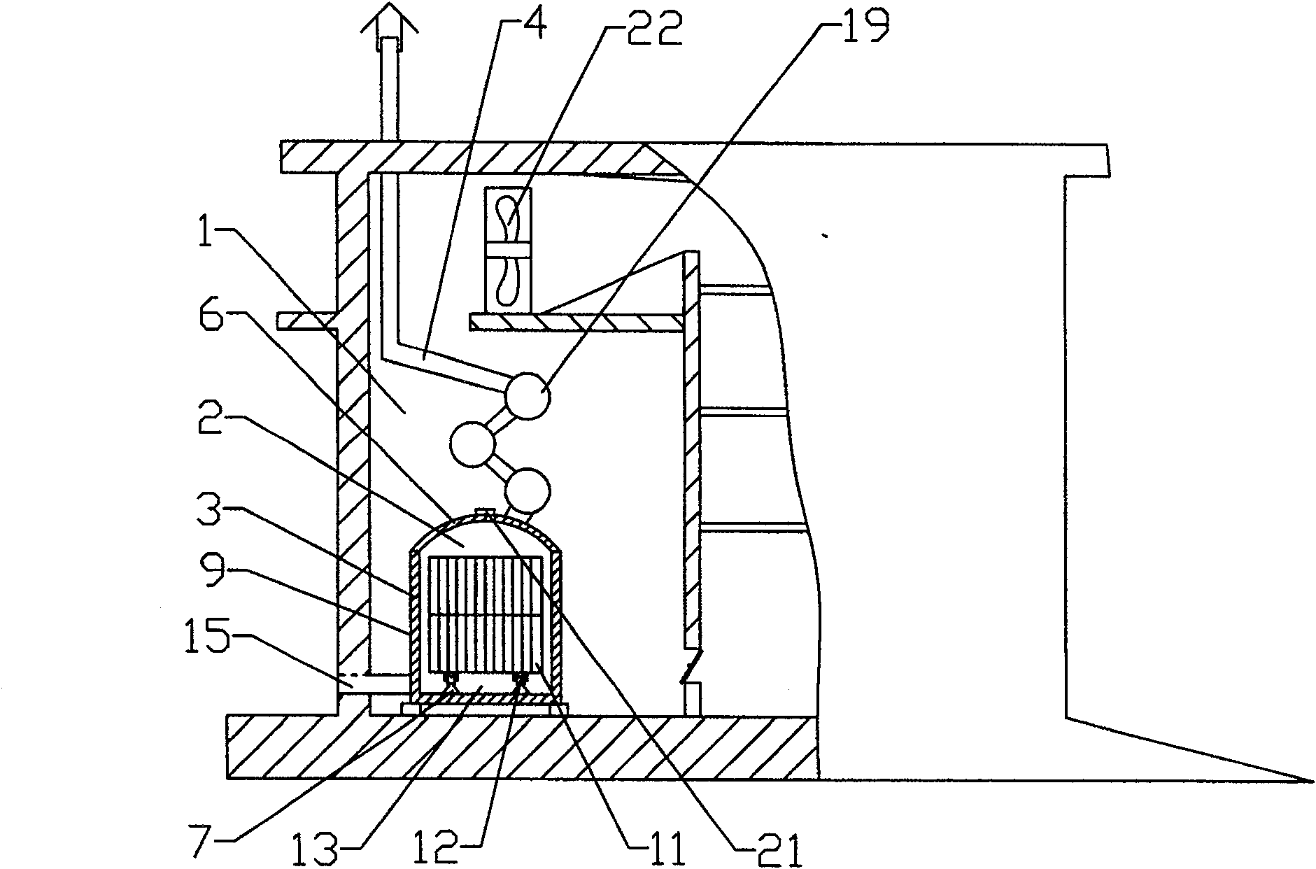 Honeycomb-coal stone for tobacco leaf condensed roasting room and operation method thereof