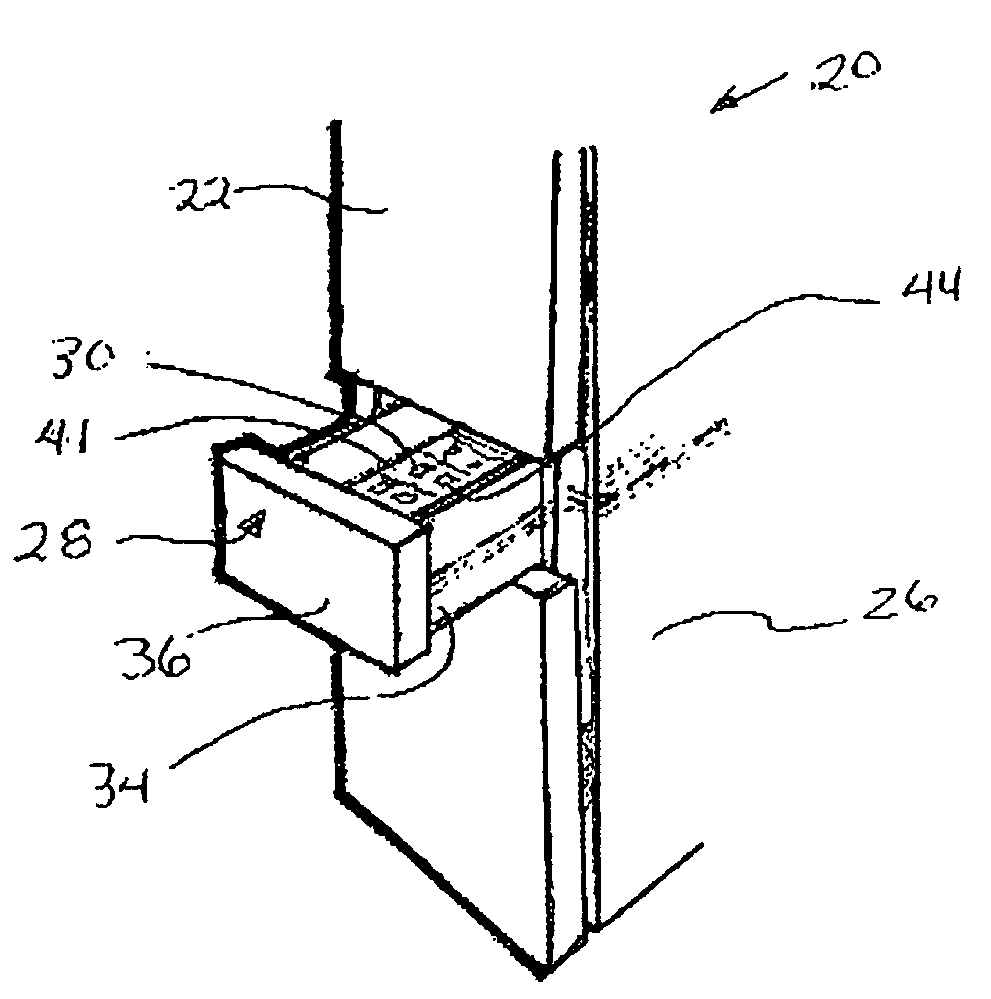 Electrical accessory charging compartment for a cabinet and retrofit components therefor