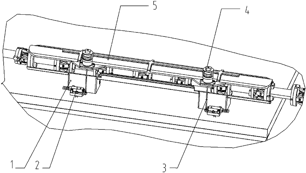 Space flexible arm pressing releasing mechanism for wire fuse unlocking