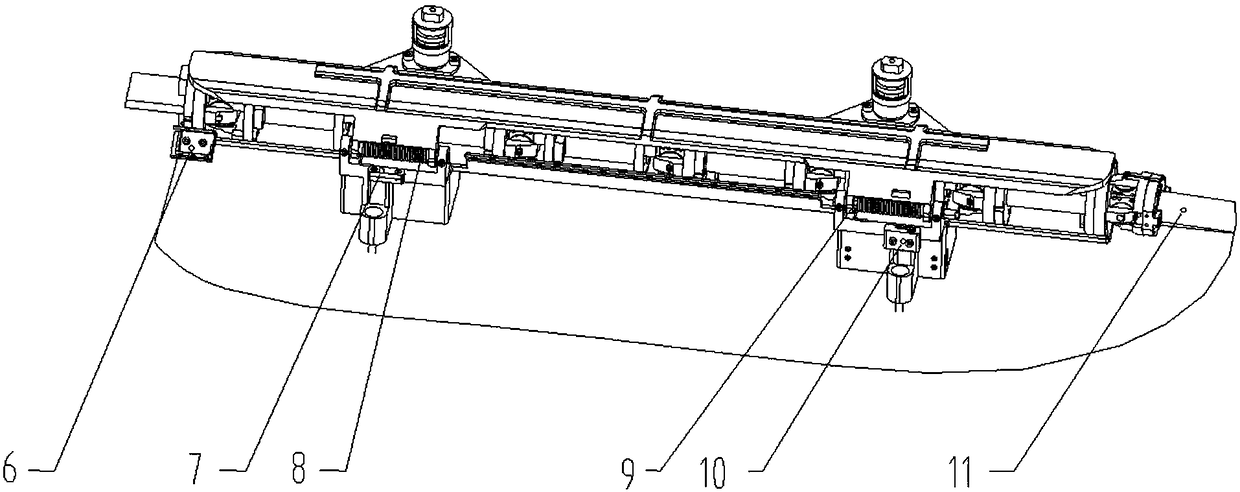 Space flexible arm pressing releasing mechanism for wire fuse unlocking