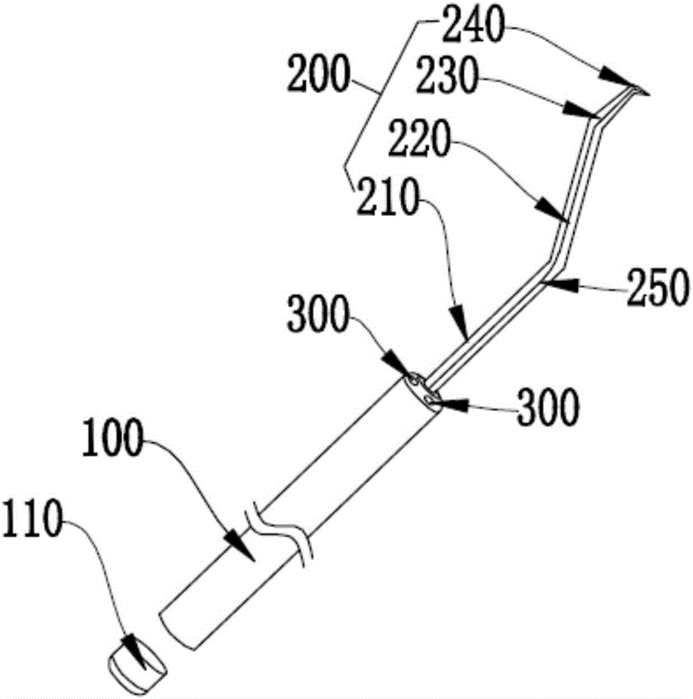 Mandibular condylar process detecting hook