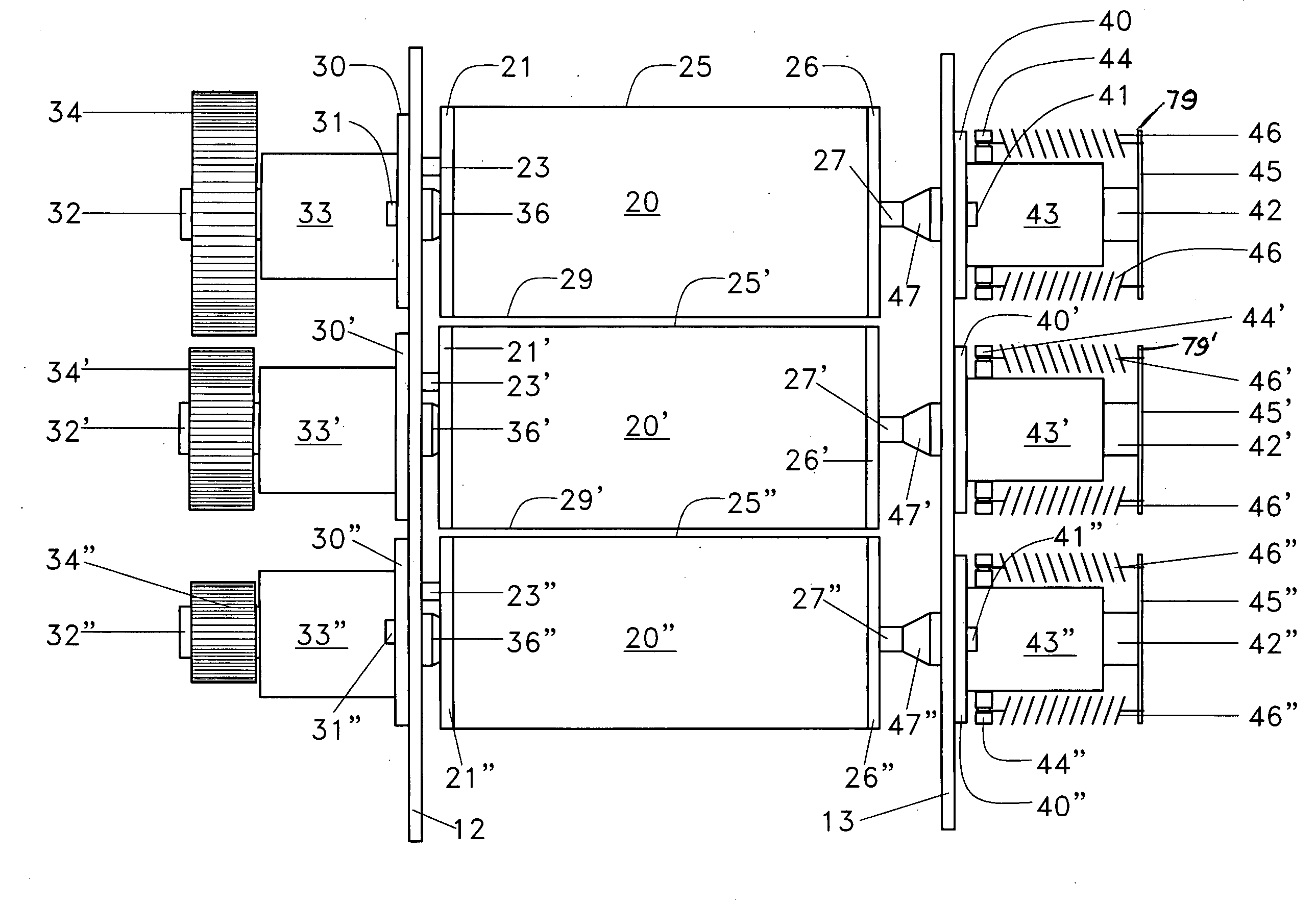 Three roll mill