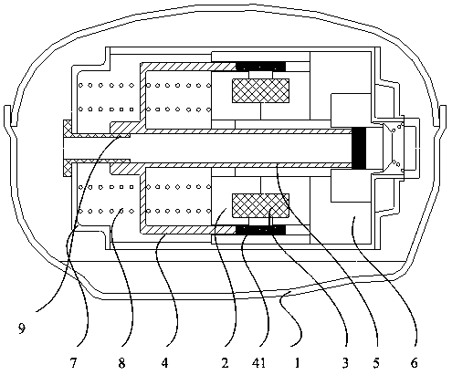 Linear compressor and refrigerant preheating method