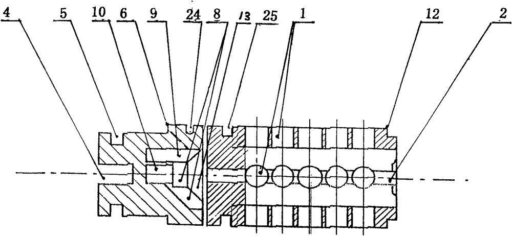 Locking method using two groups of lock parts and lock core assembly