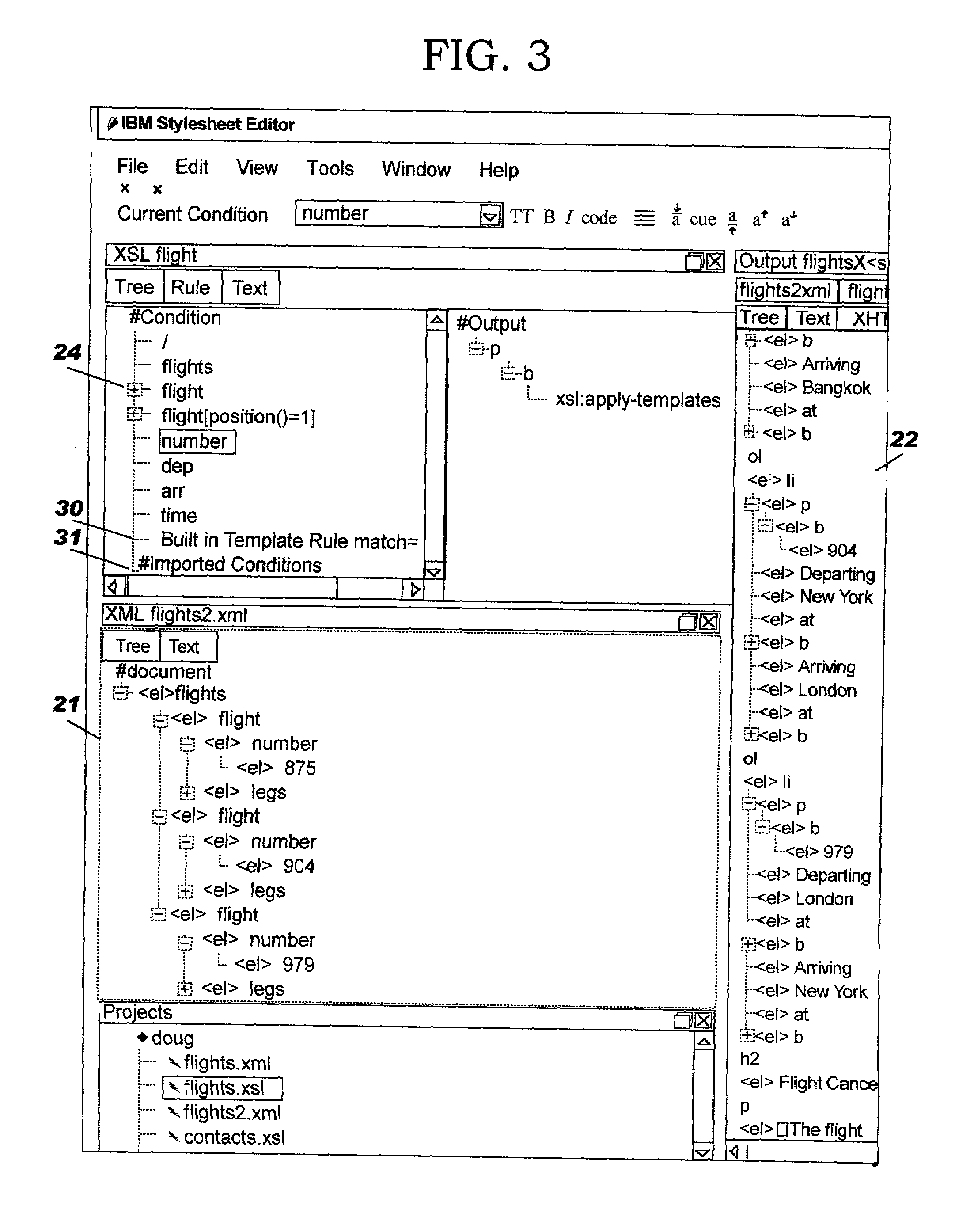 Method and system for stylesheet-centric editing