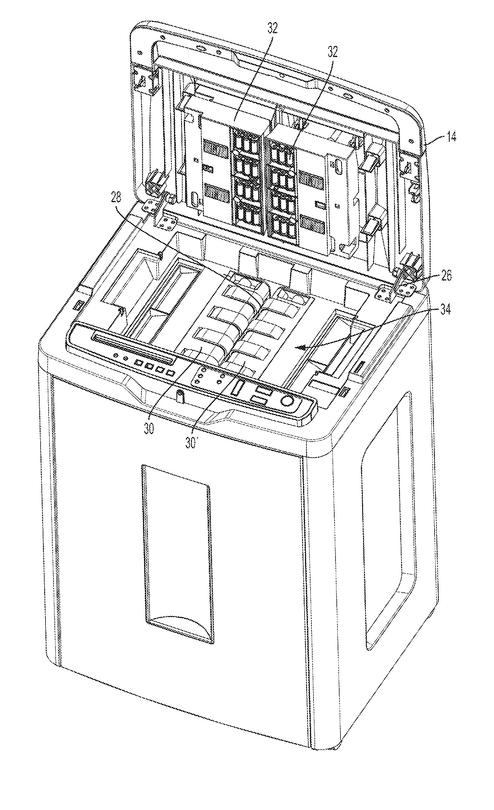 Paper Shredder Having Interchangeable Feed Belt Cartridges