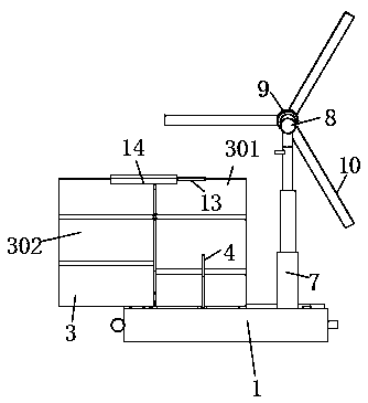 A solar-wind hybrid power supply device