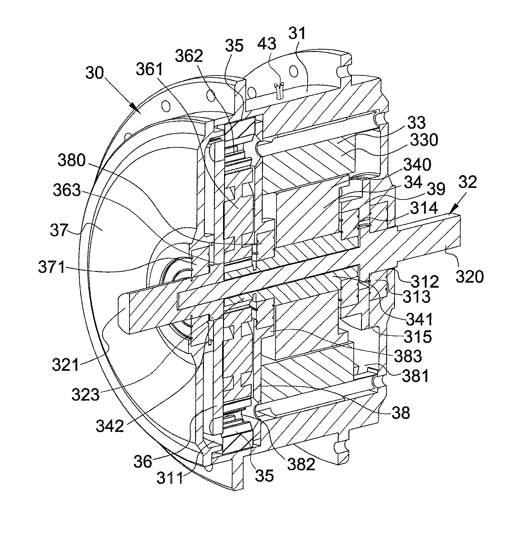 Hub motor for electric vehicles