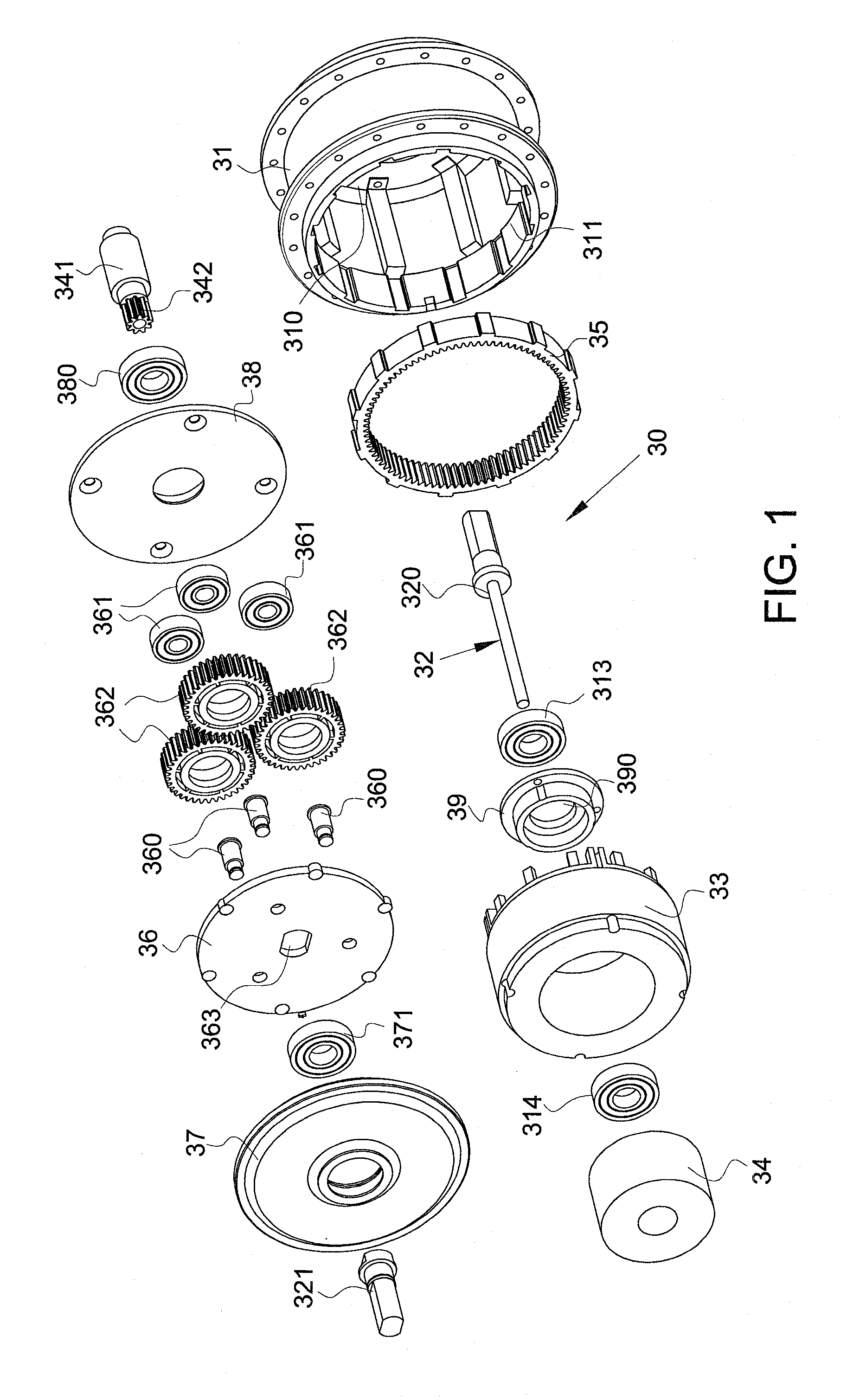 Hub motor for electric vehicles