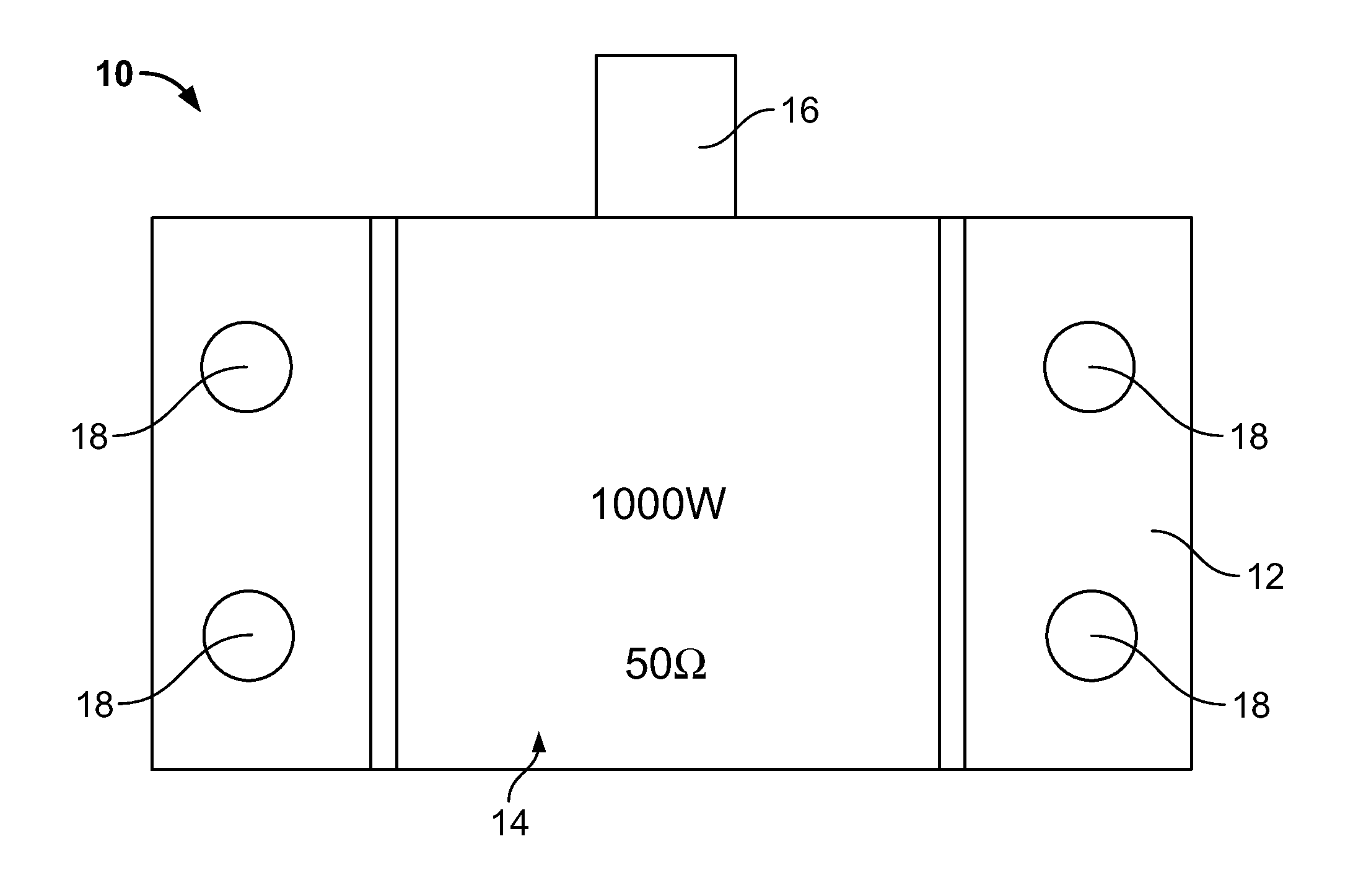 Thin-Film Radio Frequency Power Terminator