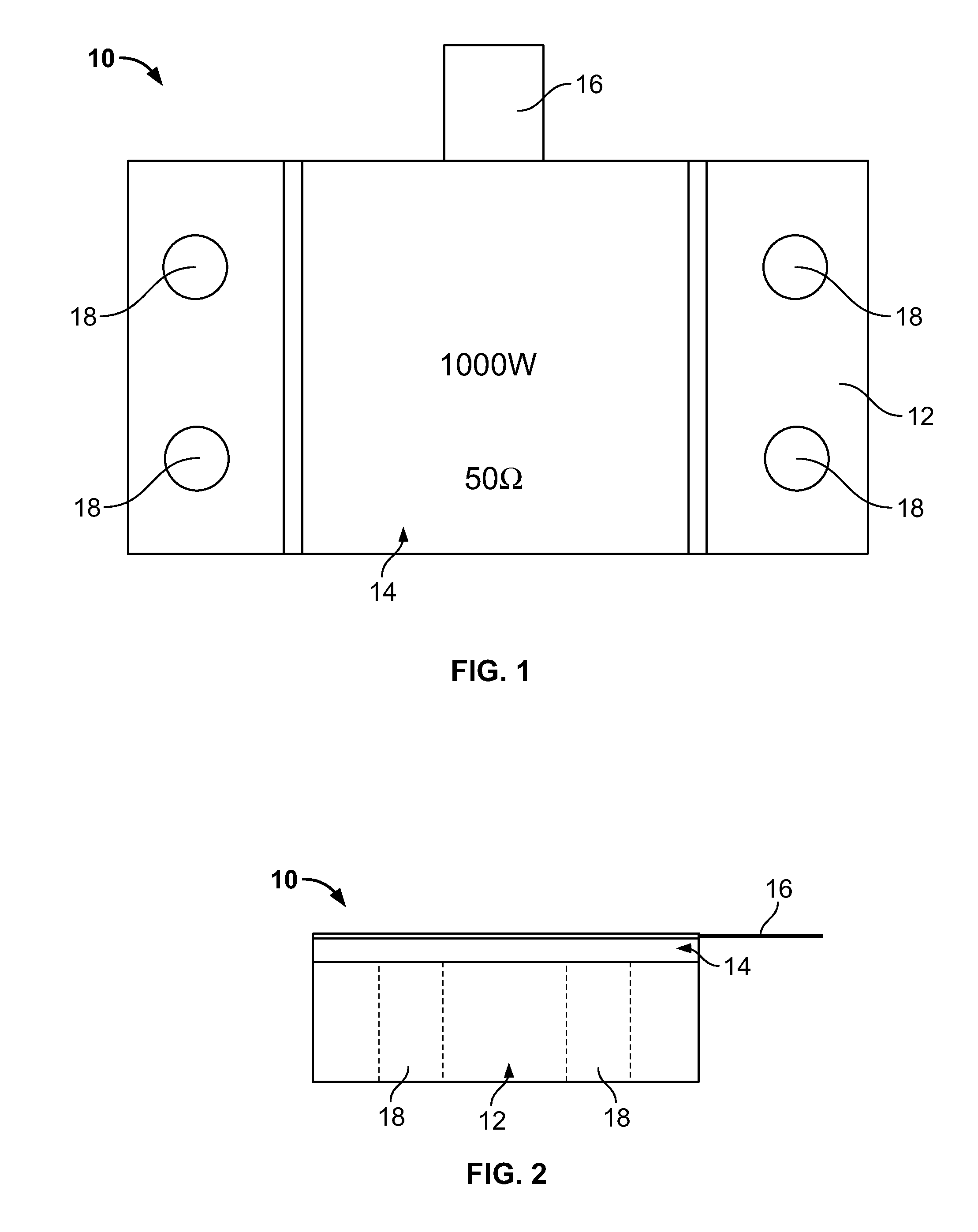 Thin-Film Radio Frequency Power Terminator