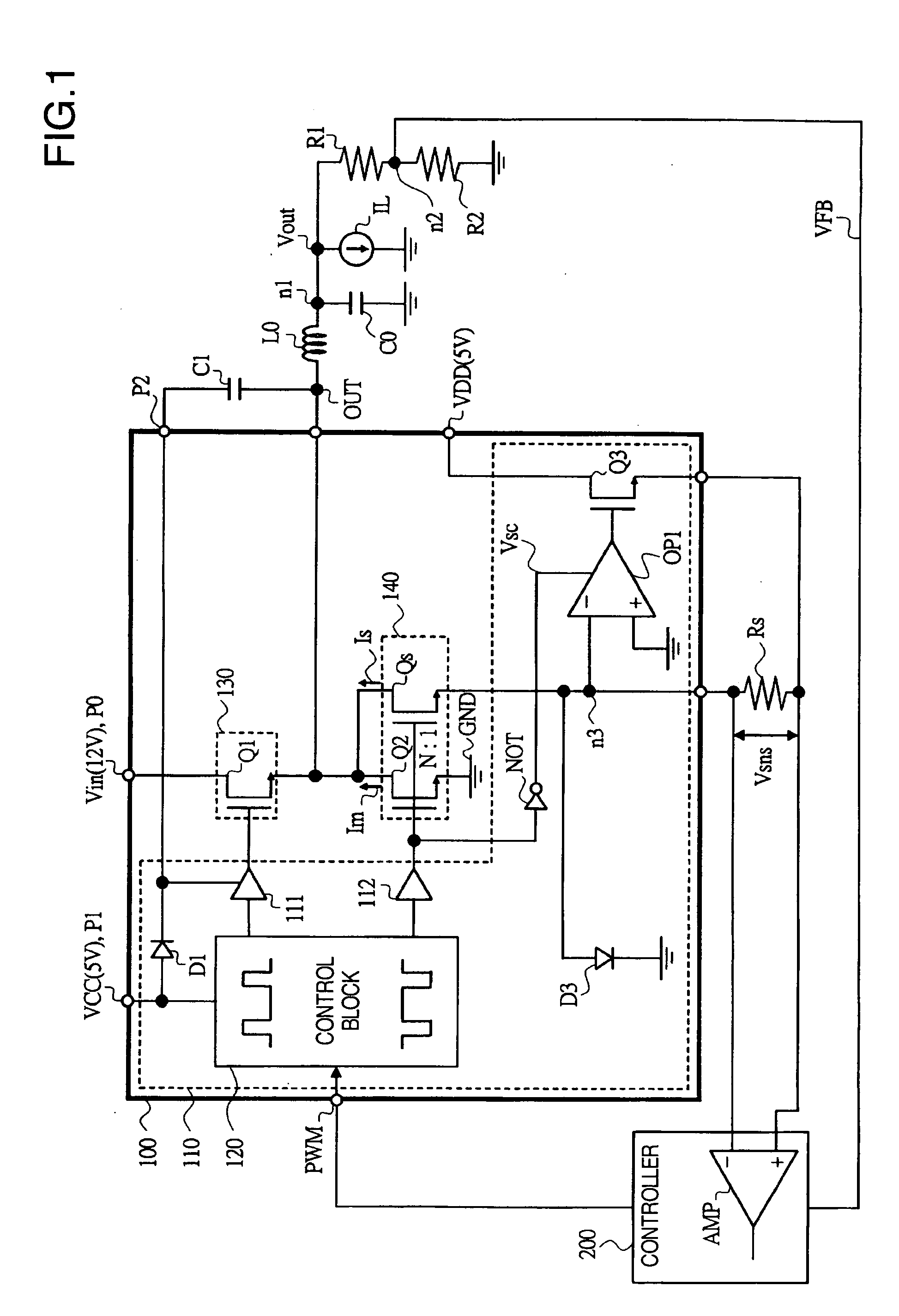 Power supply driver circuit