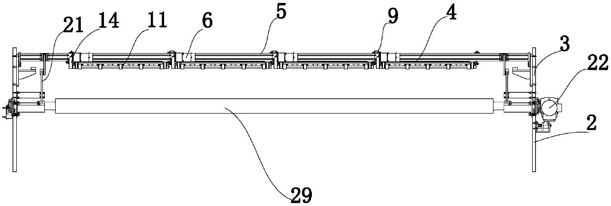 Automatic cloth leftover winding device