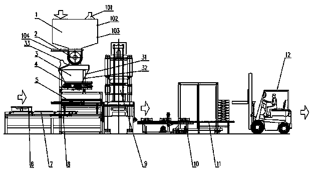 Volume reduction method and device aiming at fly ash stabilization substance