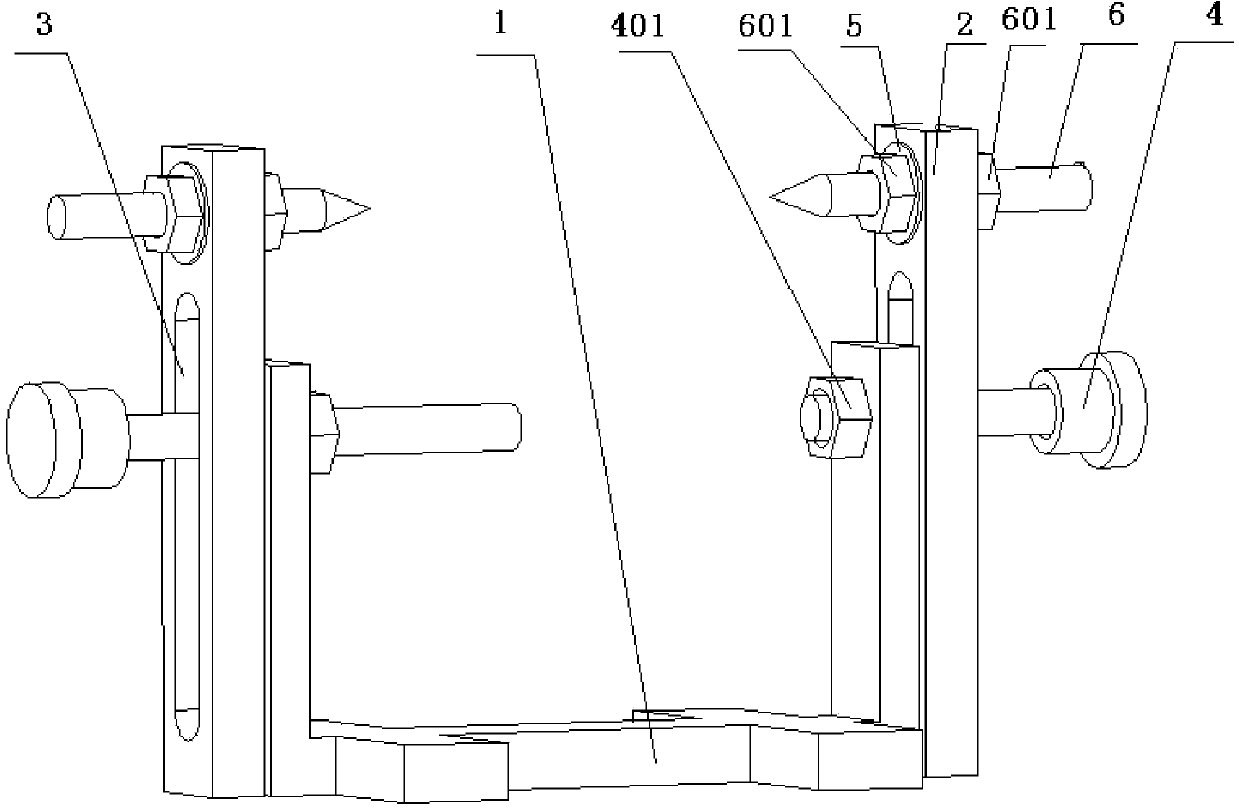 Fixing device used in transmission bench test