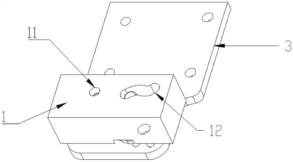 Automatically closed monorail hinge by means of gravity