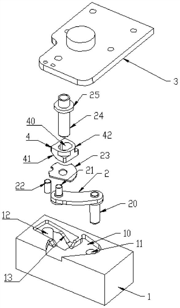 Automatically closed monorail hinge by means of gravity