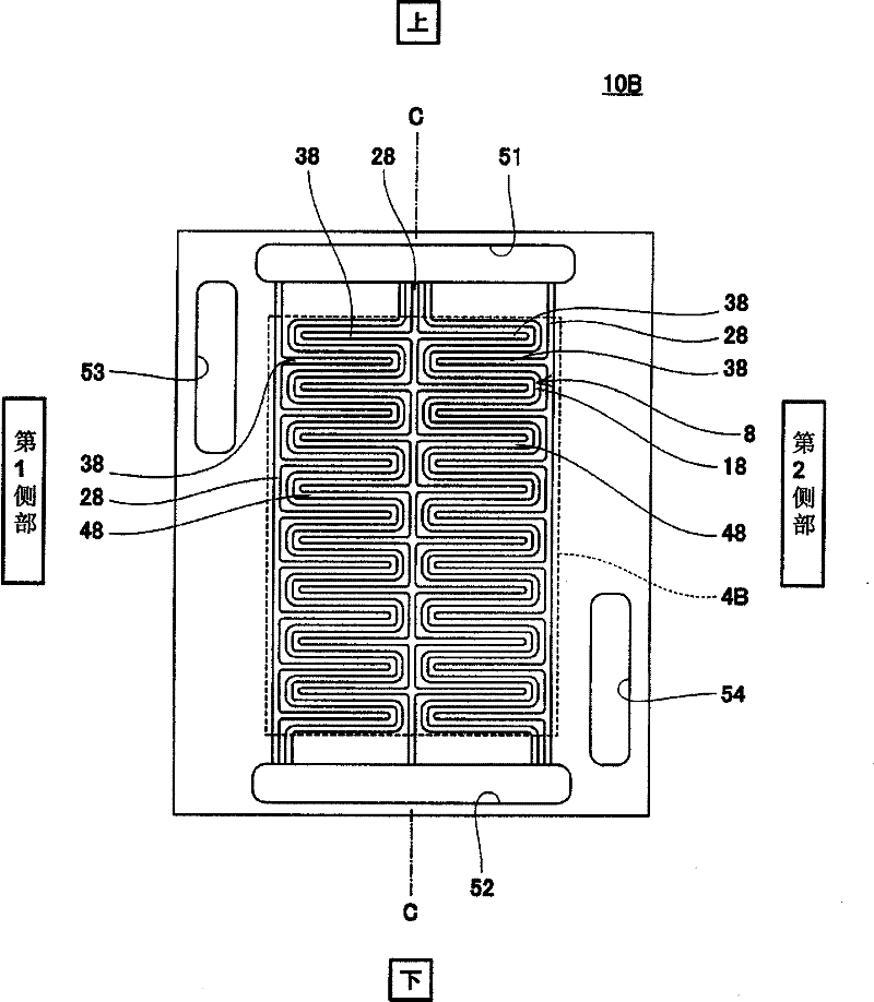 Separator for fuel cell, and fuel cell comprising same