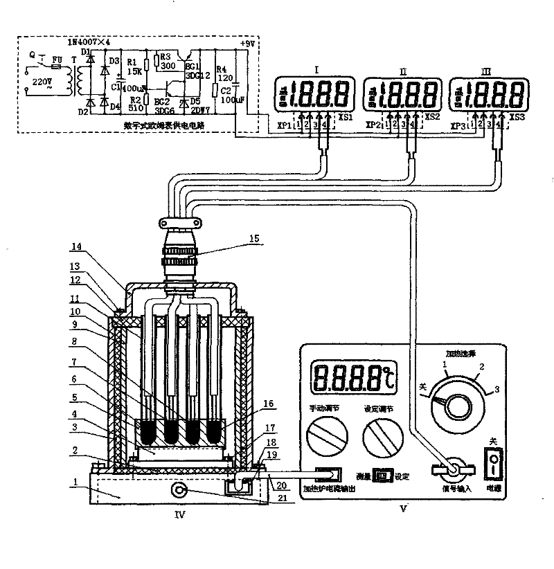 Device and method for detecting temperature characteristics of temperature sensor