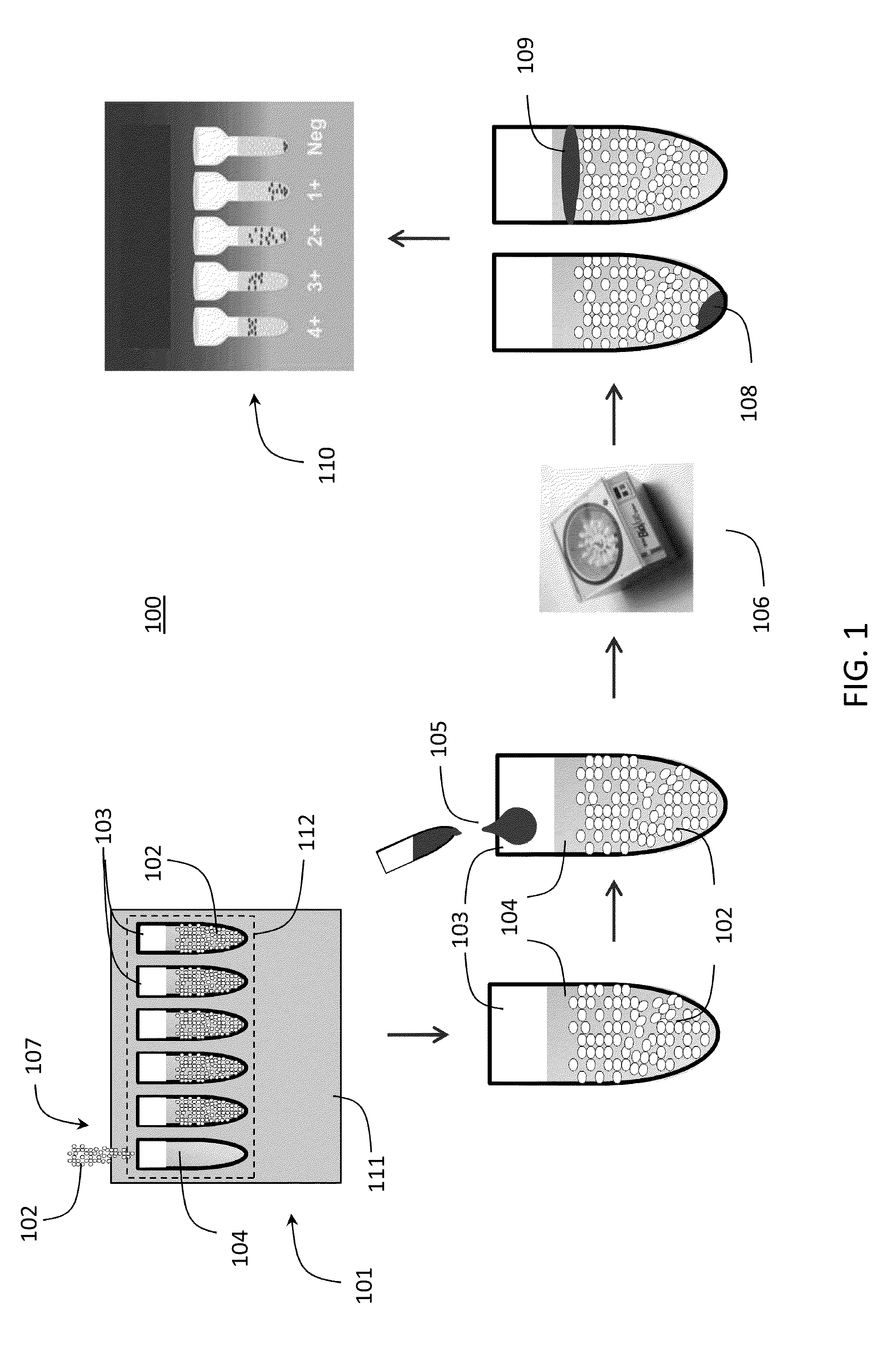 Glass bead flow rates to facilitate immunodiagnostic test element manufacture